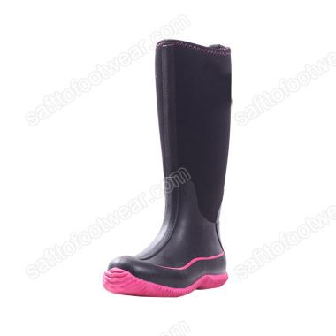 Botas impermeables de goma ligeras Wellington para mujer