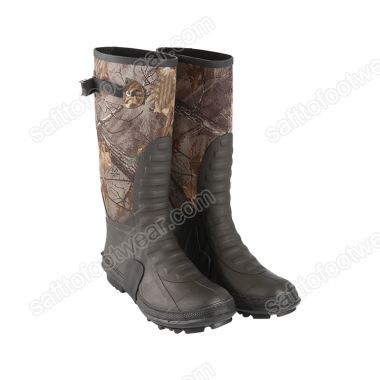 Botas de goma impermeables para exteriores con diseño de camuflaje